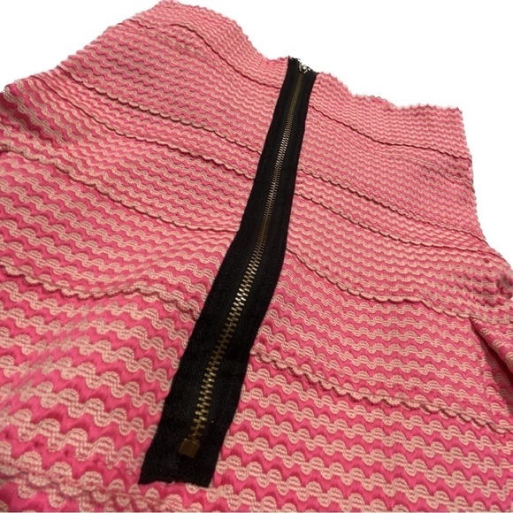 L'atiste Prom / Spring Formal Bandage Dress in Barbie Pink and Cream size Large - Picture 5 of 11